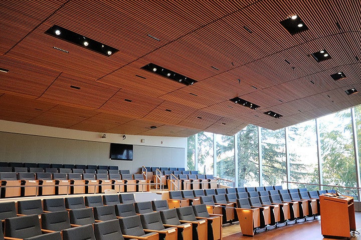 A large seminar room